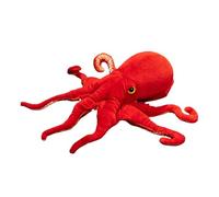 Generico Animal Peluche Poulpe - Peluche Marine Réaliste, Jouet Céphalopode Rouge | Doux De La Créature Océan, Polyvalent Compagnon Décoratif De Bonne Nuit 110G Avec Tes