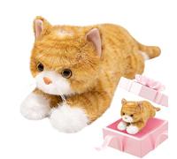 Generico Animal pondéré | 45 cm en Peluche Souple Compagnon - Jouet Chat Adorable, pour Adultes, Maison de pépinière, canapé, Anniversaire de Noël