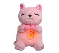 Genérico Animal : réglage à quatre engrenages, jouet en peluche portable, jouet pour enfants | Peluche pour dormir et respirer peluche avec lumières sonores et mouvement respiratoire.