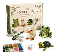 Genérico Animaux de compagnie en perles Décoration de bricolage réaliste et | Kit de fabrication de porte-clés avec perles pour décorations festives cadeaux d'activités scolaires projets DIY