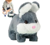 Generico Animaux de compagnie interactifs pour l'enfance | Lapin marchant avec sons - interactifs en forme de lapin | Cadeau pour , filles, anniversaire, Noël, Pâques