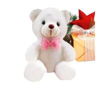Generico Animaux en peluche avec veilleuse | Jouet ours blanc lumineux en peluche - Pour et filles, chambre de jeux, chambre d'enfant, voyage, siège auto
