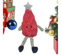 Generico Animaux En Peluche De Noël | Adorable Arbre De Noël En Peluche - Figures De Fête Jouets Doux Pour Voyage Bureau Étagère De Jeu Maison Décoration Intérieure