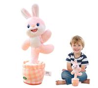 Genérico Animaux en Peluche - Jouets en Peluche interactifs de 30 cm, de Lapin parlante électrique, Animal Musical en Mouvement | animée pour Temps de Jeu Aprend