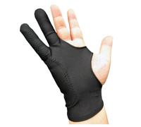 Genérico Anti-Touch Glove - Gants de dessin numérique pour tablette de dessin, deux doigts lisses et élastiques, pour stylo et peinture droite ou gauche