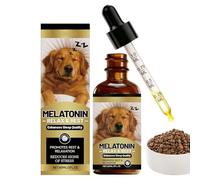 Genérico Apaisant pour chiens | 60 ml gouttes naturelles pour dormir avec soutien de l'humeur - Remède contre le stress dû à la séparation, pour voyage, séparation, toilettes, entraînement calme