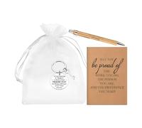 Generico Appreciation pour les employés - Coffret cadeau avec carnet, porte-clés, stylo pour Thanksgiving, fière du travail, pour collègues, infirmières, personnel, bureau, enseignants, Noël