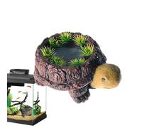 Genérico Aquarium Air Stone - 8 cm Résine Turtle Shaped Bubble Stone, Quiet Fish Tank Bubbler, Decorative Ornament | For Ponds Buckets Home Hydroponics Office Decoration