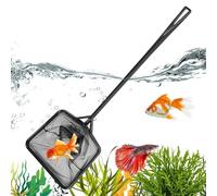 Generico Aquarium Net - Lightweight Fine Mesh Fishing Landing Net | Aquariums Shrimp Catching Mesh for Creeks Backyard Pond Bathtubs Indoor Water Features Pool Shrimp Catching
