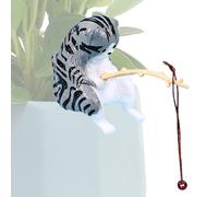 Genérico Aquarium Statue de Chat, Statuette de Chat - Décorations Amusantes pour Aquariums de Chats | Figurine de, décoration de Statue Mignonne, décoration de Mini pa