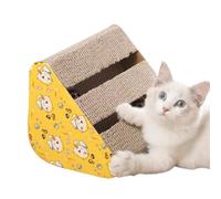 Generico Arbre à chat - Toboggan en carton ondulé | Rampes inclinées | Arbre à chat interactif avec sonnette anti-stress protection meubles aiguiser les ongles tapis