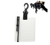 Generico Ardoise d'écriture sous-marine | Tablette de Plongée avec Clip Pivotant avec Crayon | Carte d'écriture sous-marine durable pour sports nautiques, outil de communication sous-marine