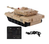 Generico Armé RC - Jouet Armé Télécommandé ABS De 2,4 GHz | Mini Ármato De Combat Rechargeable Avec Bataille Infrarouge Et Tourelle Rotation | Véhicule RC Réaliste Pe