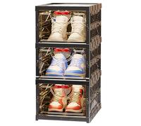 Generico Armoire à chaussures, étagère à chaussures étroite debout pliable à tiroirs | Solutions d'économie d'espace pour maison, entrée, salon, chambre d'enfant, salle de bains