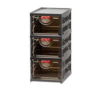 Genérico Armoire à chaussures pour entrée, étagère pliable étroite sur pied avec style tiroir, étagère de grande capacité pour organisation de la maison, convient pour salle de bain, chambre