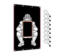 Generico Arrière pour Cage de frappe - Résistant aux intempéries avec récepteur | par Softball et filet coups de joueurs, adultes, entraîneurs, terrain, école, entraînement