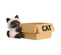 Genérico Assiette à bonbons - Figurine de chat Candy Bowl | Plateau de rangement, bol à clés, pots décoratifs, table à bonbons, étagère pour armoire de chambre à coucher, salon