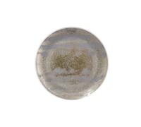 Generico Assiette Dogale Venezia Collection Infinito en verre doré et argent - Dessous de plat design Ø32 cm