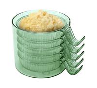 Genérico Assiettes à sauce soja avec boîte | Set d'assiettes pour condiments, cuisine, salle à manger, fête, condiments, pâtisserie, thé, barbecue