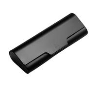 Generico Augenbrillen Fälle für Frauen, Augenbrillen Fall - Frosted Brille, Lesebrille Aufbewahrung mit Reinigungsstoff - Tragbare Sonnenbrille Organizer, Eyewear Accessoires passt zu den meist, Noir