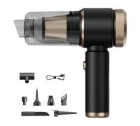 Genérico Auto Vacuum Cleaner Car, Rechargeable Cordless Air Duster, Multi-Nozzle Lightweight Vacuum, Portable Handheld Remover for Pet Hair, Car Cleaning, Living Room