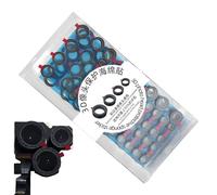 Generico Autocollant pour appareil photo smartphone - Coussinets de protection en éponge 3D, noirs, amortisseurs, robustes pour téléphones portables, coque arrière, insert de protection discret pour