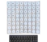 Genérico Autocollants à bulles de clavier : autocollants mignons et colorés pour clavier, décoration pour ordinateur portable, PC, clavier - Autocollants résistants pour accessoires d'ordinateur