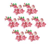 Generico Autocollants pour verre de voiture | Décoration automobile étanche | Set autocollants de fleurs de voiture - pour conduite sûre fenêtre de rétroviseur de hayon van bateau