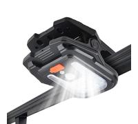 Generico Avec clip - Lumière de sécurité 10,1 x 9 x 4,3 cm, à LED pour extérieur améliorée, éclairage de sécurité pour portail, chargeur de type C à lumière blanche/chaude pour la sécurité