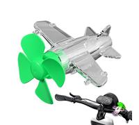 Generico Avion à LED, avion à LED - Décoration de voiture lumineuse à a, Ornements de voiture de moto anti-collision pour conduire la nuit