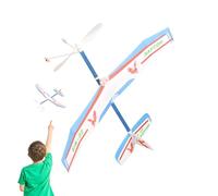 Genérico Avion avec bande de caoutchouc - Modèle planeur DIY | Kit d'avion pour armer les étudiants, enfants, adultes, camping, jardin, sports de plein air, vol libre éducatif Stem Pro