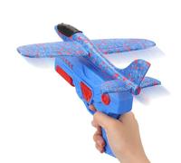 Generico Avion volant pour , jouet en mousse avec lancement, planeur de jardin, idéal pour vacances, jardin, fête, plage, camping, réunions