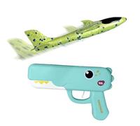 Generico Avions en mousse pour - Avion jouet dinosaure de 20 cm - Planeur jouet pour activités de plein air - pour camping, jardin, anniversaire, garçons