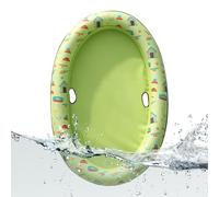 Generico Bac de piscine pour chiens chaise gonflable en PVC anti-crevaison | Flotteur imperméable anti-basculement pour chiens de petite et moyenne taille chiots plage lac rivière