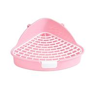 Genérico Bac de toilette pour animaux de compagnie - Toilettes pour | animaux de compagnie, anti-éclaboussures, haute capacité, garde-corps haut, cuvette d'angle pour animaux de compagnie, réutil
