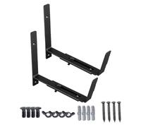 Generico Bacchettiche FOWER Box Porte de boîte de fleurs pour balustrade | Thotochi de jardinière rouille - pour bouquet | balcon, clôture ou patio | Supports pour en métal Este