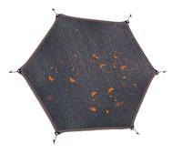 Generico Bâche d'ombrage pour trampoline | Protection solaire coupe-vent | Bâche d'ombrage en filet supérieur pour trampoline pour aires de jeux, écoles, cours, extérieur, , parents