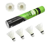 Genérico Badminton Shuttlecocks | Cork Shuttlecock | Grand équilibre et vol | Entraînement de boules de transport de plumes pour intérieur et extérieur, idéal pour mariage, pratique, R