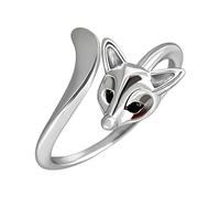 Generico Bague en alliage de zinc réglable pour femme, anneau ouvert | Fox Tail Animal Ring bijou élégant anti-oxydation, femme bague pour fêtes quotidiennes voyage rendez-vous cadeau femme maman