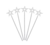 Generico Baguette - Baguette de princesse | Bâtonnets pour baguette étoile scintillante, baguette pour ange pailleté avec étoile à cinq pointes | Créatif amusant de jouer