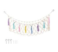 Generico Baguette Pour Jouets,Grand Boho Mural Durable,Filet Tricot Pour Poupées En Peluche Organisateur De Chambre - Pour Garçons Filles Enfants Petite Chambre De Maternelle Salle De Jeux