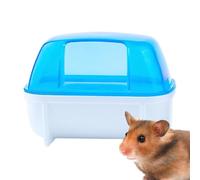 Genérico Bain pour hamster - Maison de bain en poudre de chinchilla - Accessoires pour hamster nain, toilettes stables pour baignoire, chinchilla, gerbille