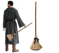 Generico Balai d'Halloween | Balai | Accessoires effrayants avec lumières et sons fantômes pour décoration extérieure fête théâtre