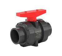 Generico Ball Valves - UPVC DN50, Full Port Ball Valve, Precision Welding Regulator Fittings | Durable Design, Welding Regulator Fittings, Water Pipe Connection for Garden Irrigation, Lawn, Pool