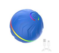 Genérico Balle roulante pour chiens de 2,62 pouces | Lanceur de boules | rechargeable par USB pour, interactif, d'enrichissement pour chiens en TPE, fournitures pour animaux de compagnie