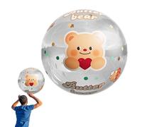 Genérico Balles de plage pour piscine 60 cm Transparent Gonflable pour piscine Jeu aquatique extérieur Vacances Adultes Jardin Parc Fête Familiale Réunions amusantes