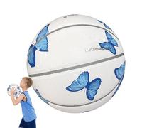 Genérico Ballon de basket-ball pour enfants en caoutchouc élastique pour entraînement | Accessoires de sport légers pour salle de sport à domicile, voyage et plage
