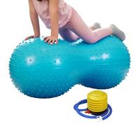 Generico Ballon d'entraînement - Massage sensoriel en forme d'arachide - Ballon d'entraînement relaxant avec pompe à air, pour femmes, maison, , bureau, physique, grossesse