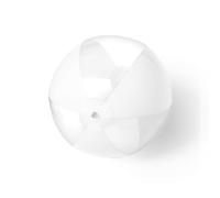 Generico Ballon gonflable de plage grand ballon transparent bicolore mer piscine (blanc)