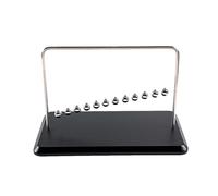 Generico Balls - Newtons Cradle, Balance Physics Toy | Desktop Gadget, Science Motion Decoration, Cradle de Newton 12 boules pour usage domestique au bureau, 12 boules métalliques CRDLE de Newto
